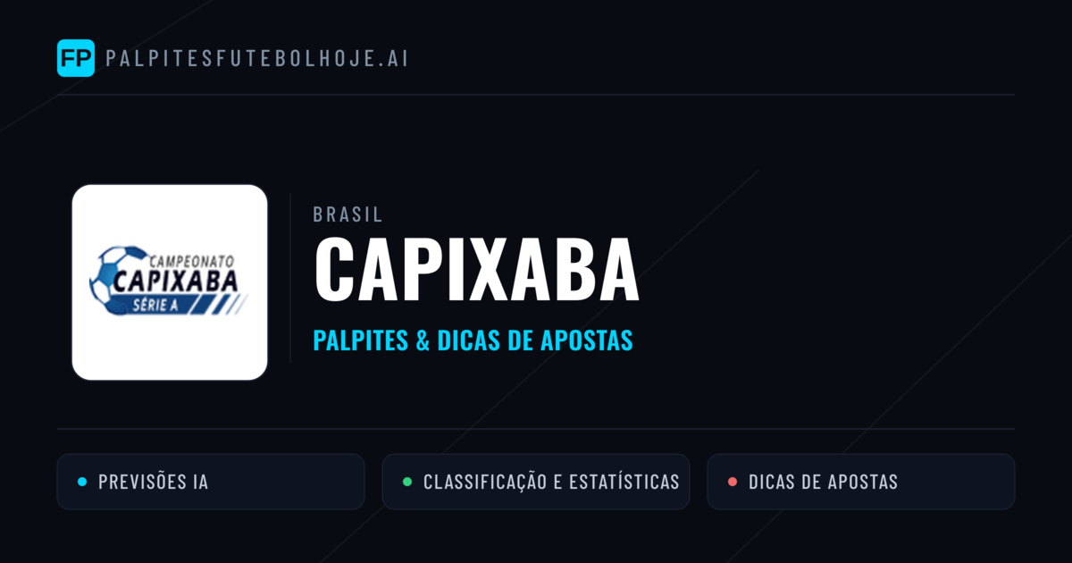 Capixaba Palpites & Estatísticas
