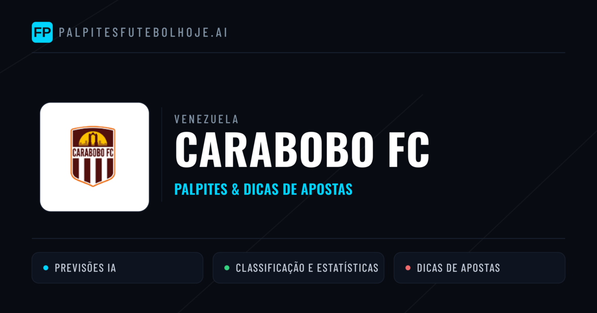 Carabobo FC Palpites & Estatísticas