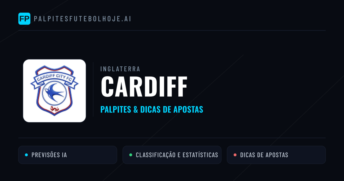 Cardiff Palpites & Estatísticas