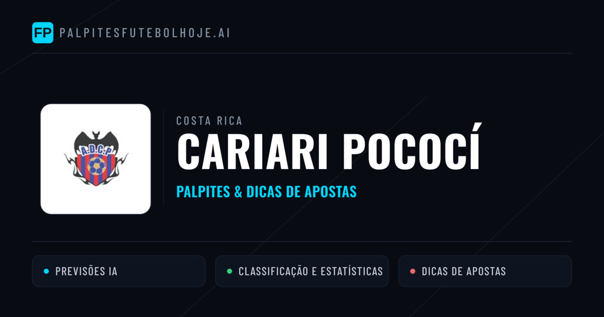 Cariari Pococí Palpites & Estatísticas