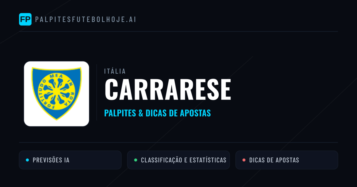 Carrarese Palpites & Estatísticas