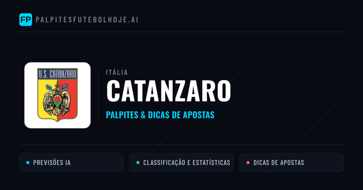 Catanzaro Palpites & Estatísticas