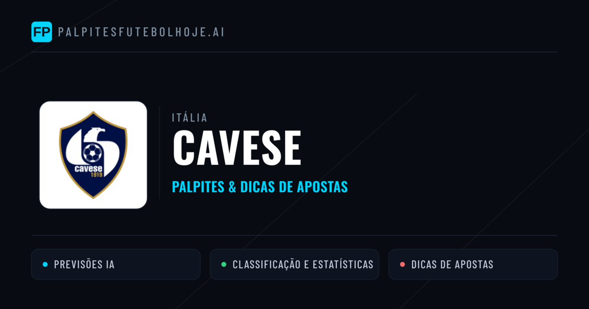 Cavese Palpites & Estatísticas