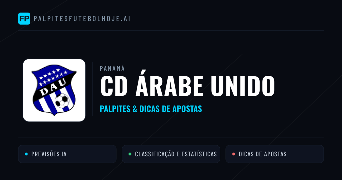 CD Árabe Unido Palpites & Estatísticas