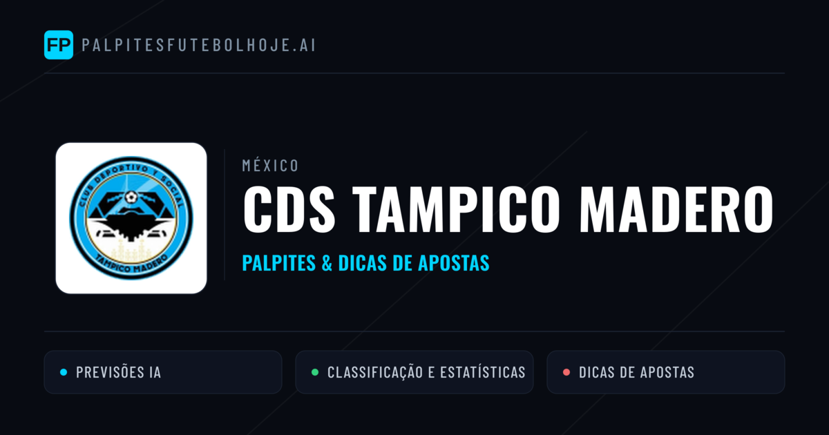 CDS Tampico Madero Palpites & Estatísticas