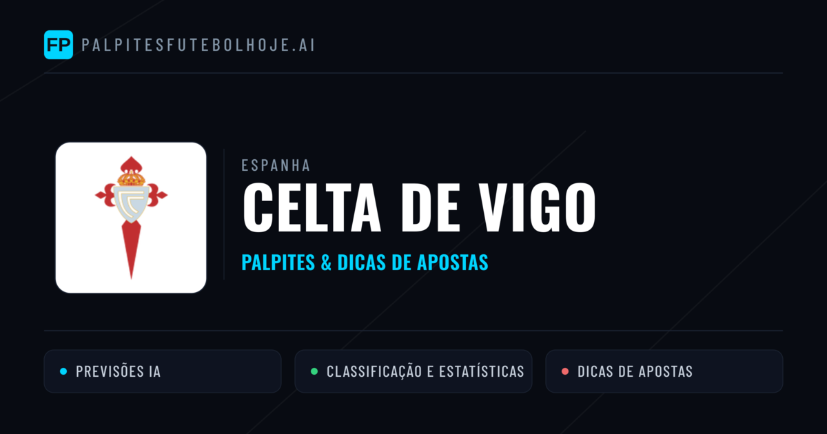 Celta de Vigo Palpites & Estatísticas
