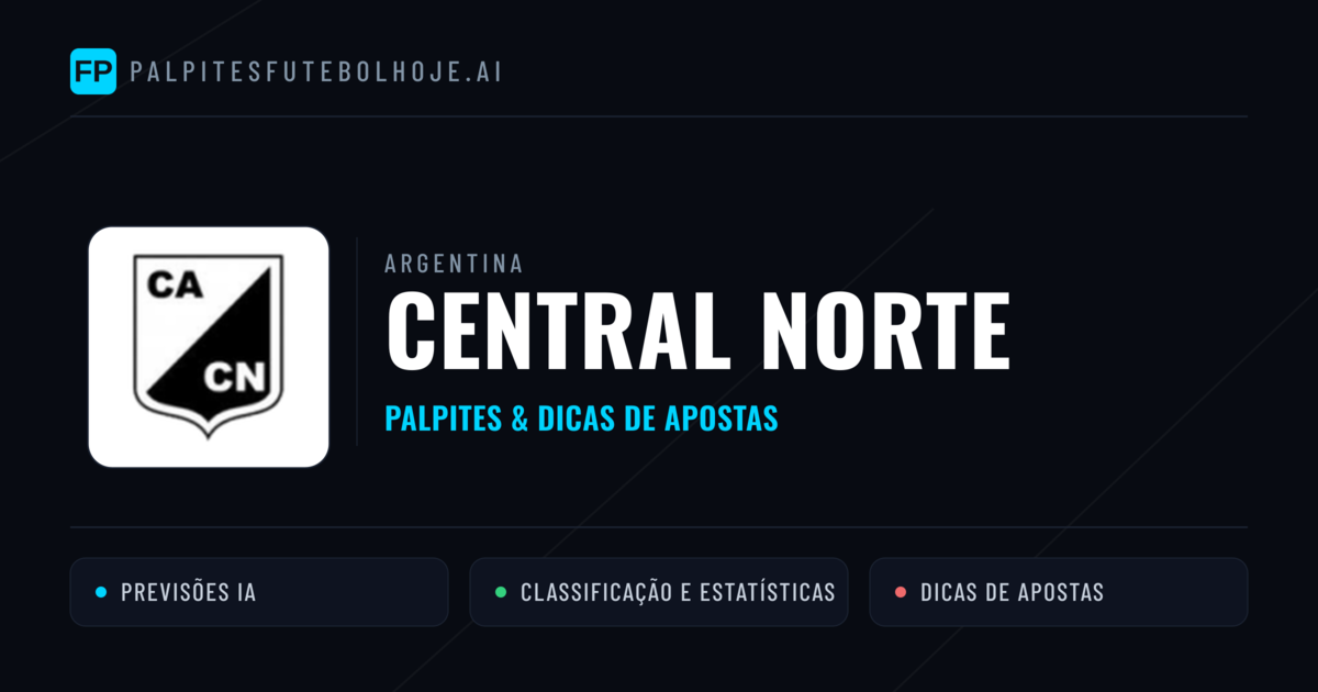 Central Norte Palpites & Estatísticas