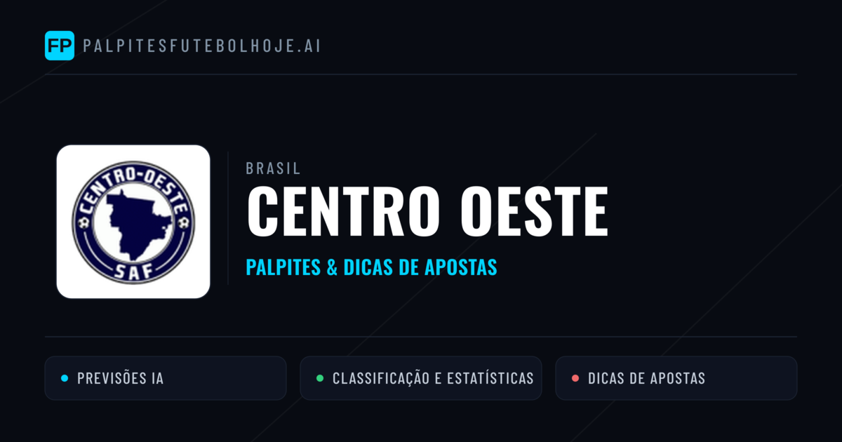Centro Oeste Palpites & Estatísticas