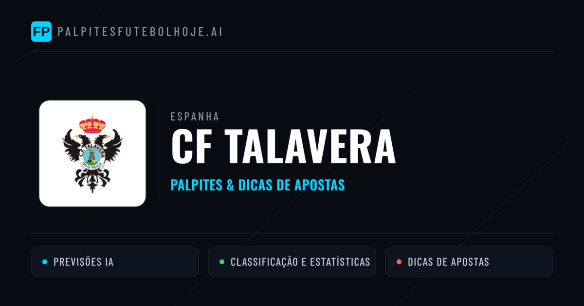 CF Talavera Palpites & Estatísticas