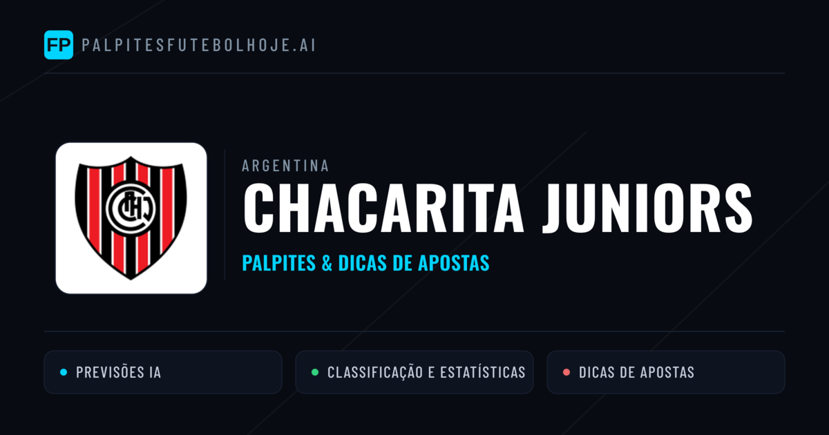 Chacarita Juniors Palpites & Estatísticas