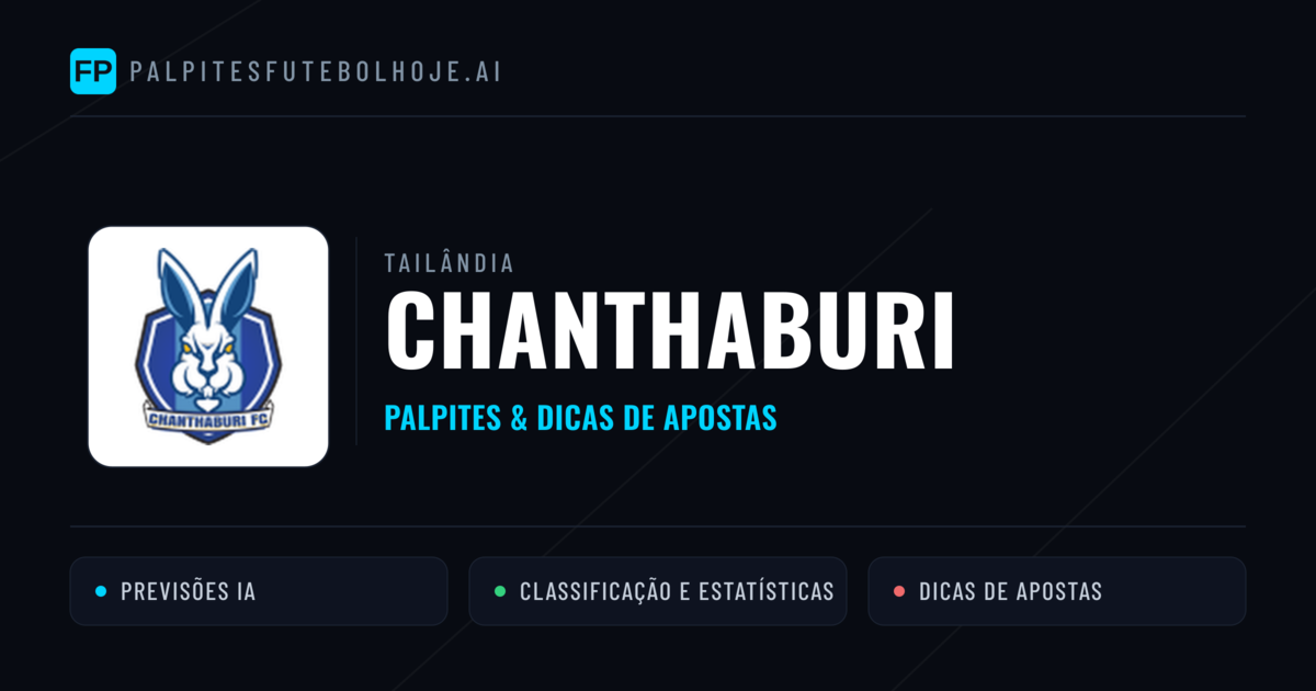 Chanthaburi Palpites & Estatísticas