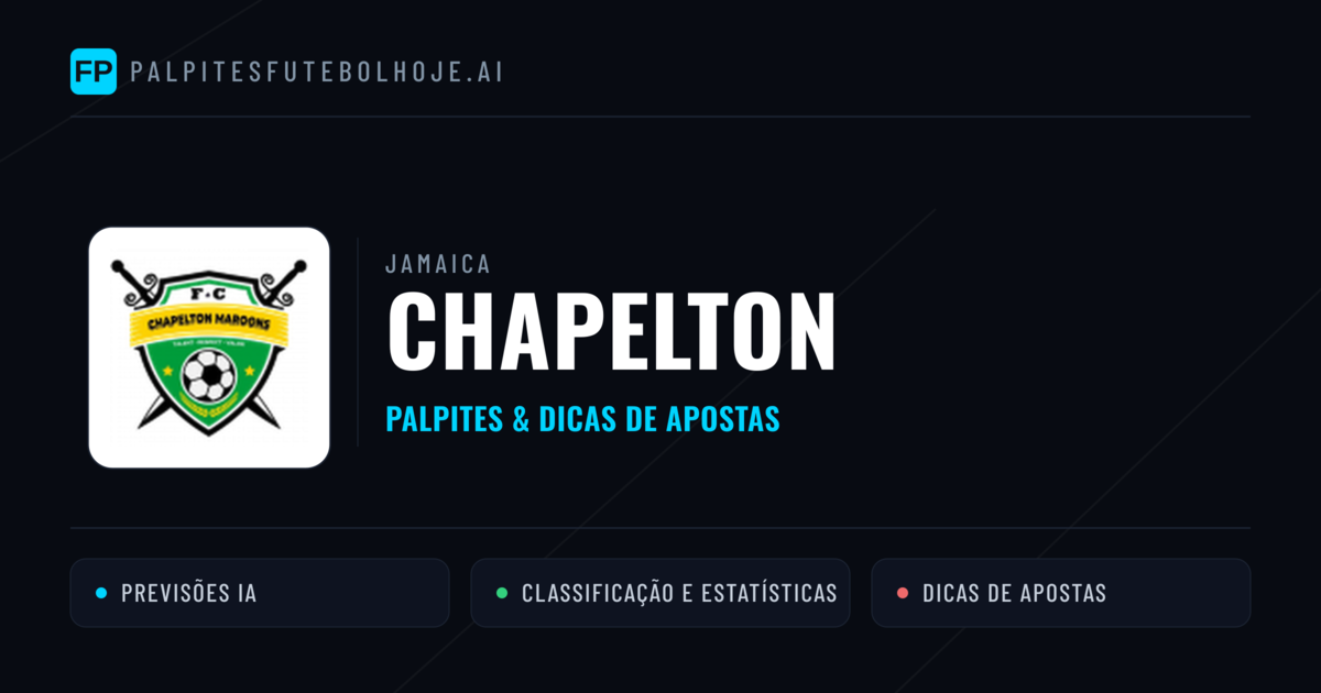 Chapelton Palpites & Estatísticas