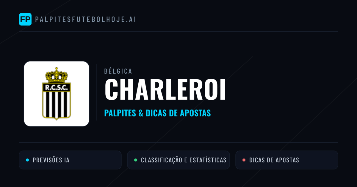 Charleroi Palpites & Estatísticas