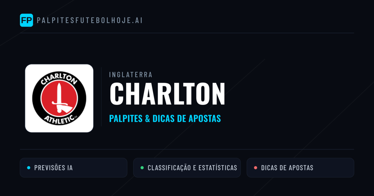 Charlton Palpites & Estatísticas