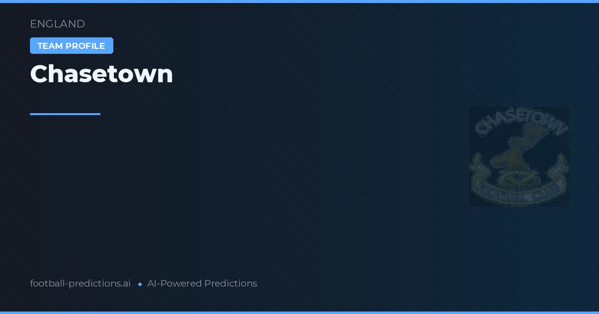 Chasetown Palpites & Estatísticas