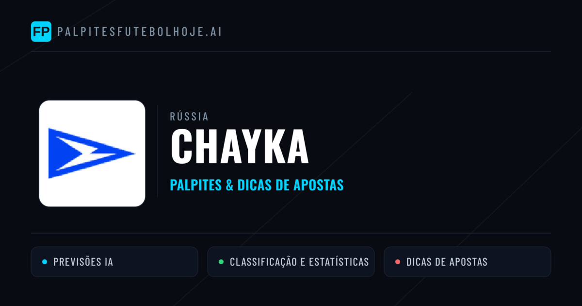 Chayka Palpites & Estatísticas