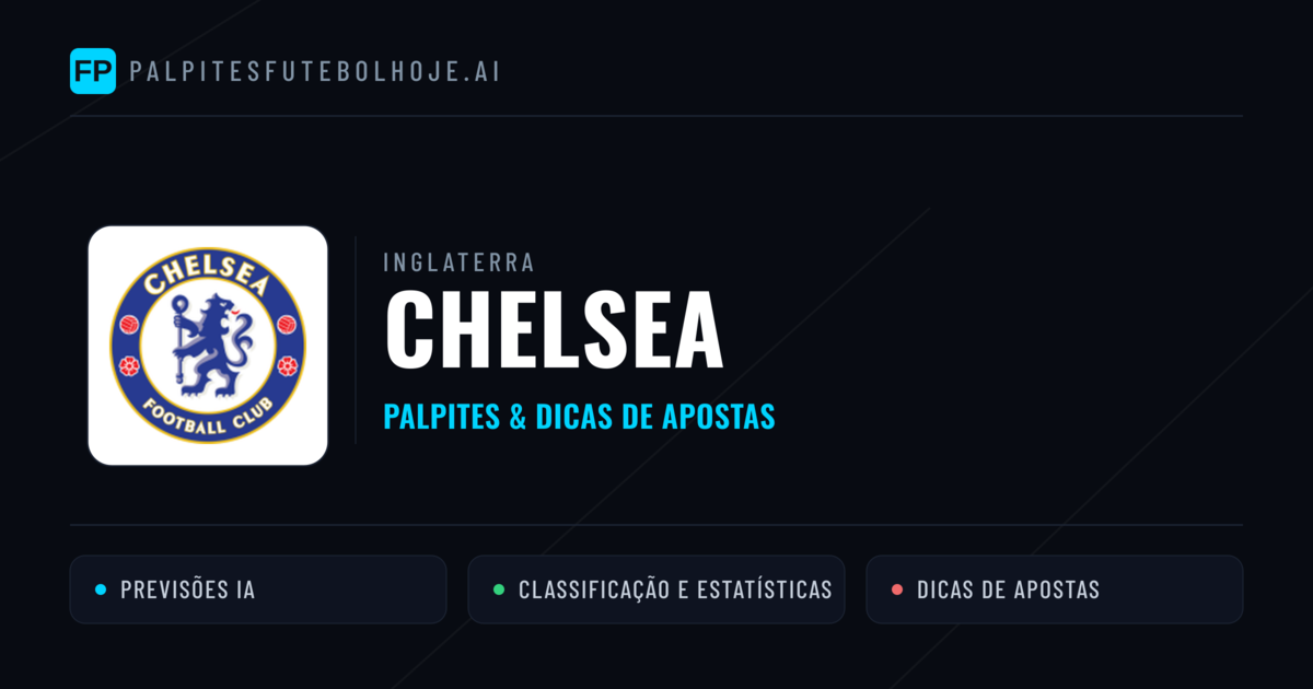 Chelsea Palpites & Estatísticas