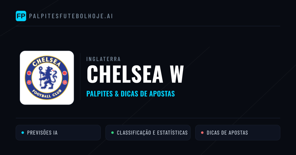 Chelsea W Palpites & Estatísticas