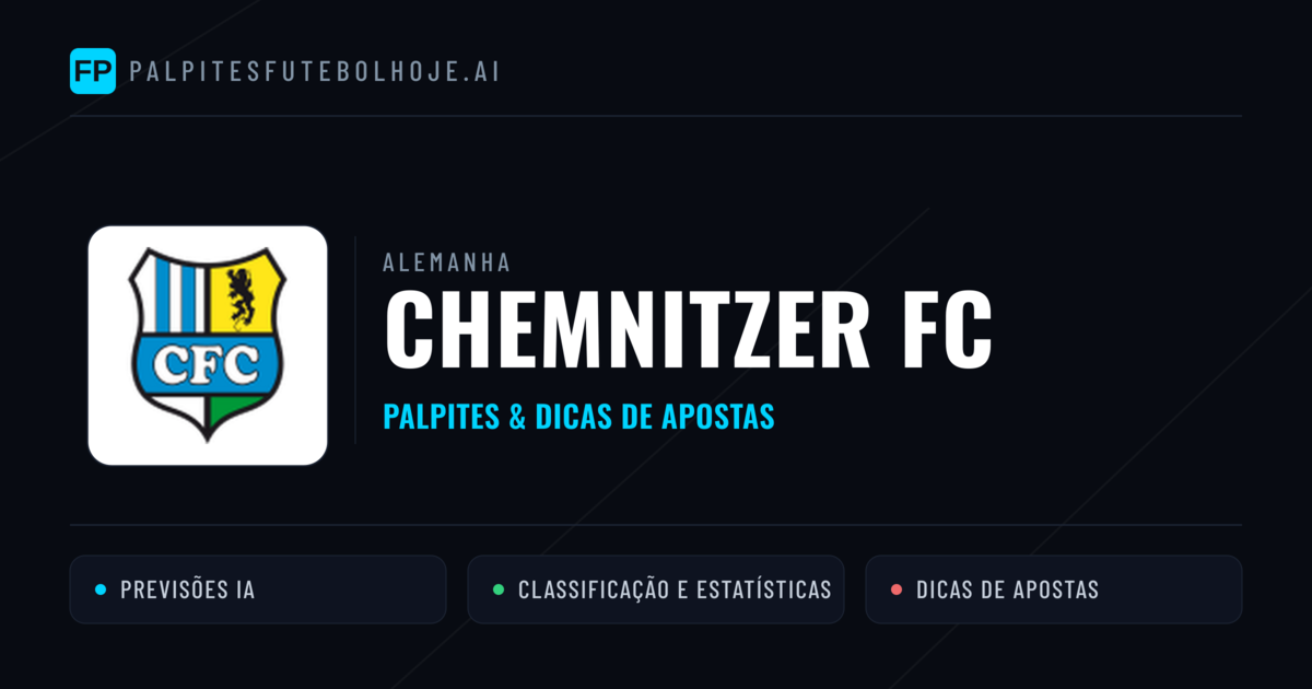 Chemnitzer FC Palpites & Estatísticas