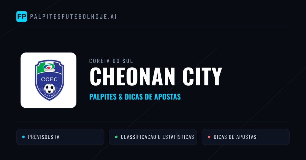 Cheonan City Palpites & Estatísticas