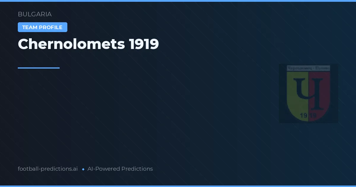 Chernolomets 1919 Palpites & Estatísticas