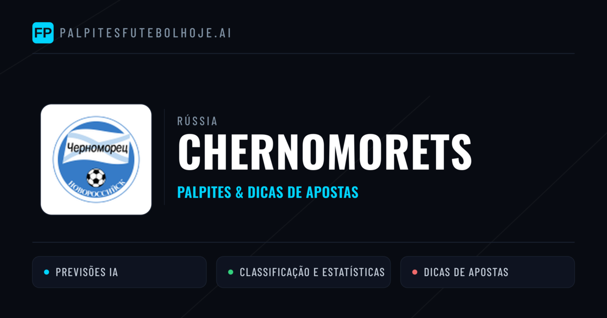 Chernomorets Palpites & Estatísticas