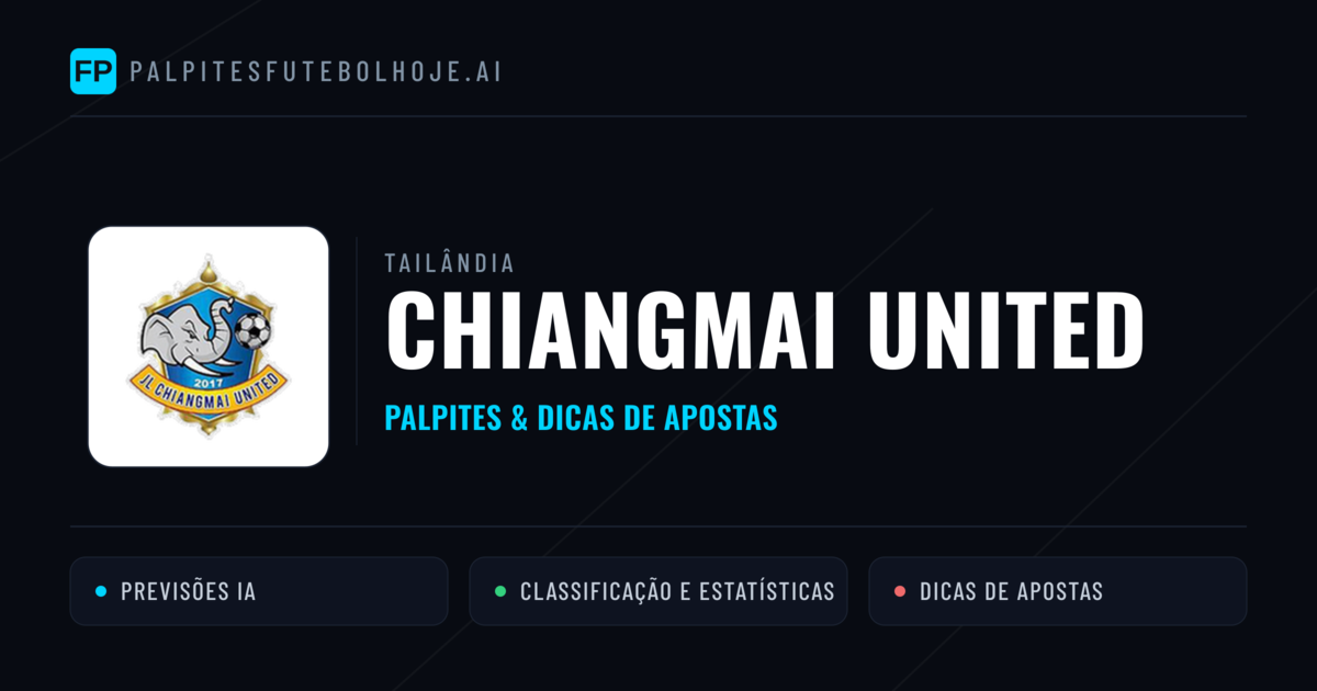 Chiangmai United Palpites & Estatísticas