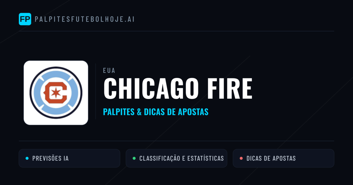 Chicago Fire Palpites & Estatísticas