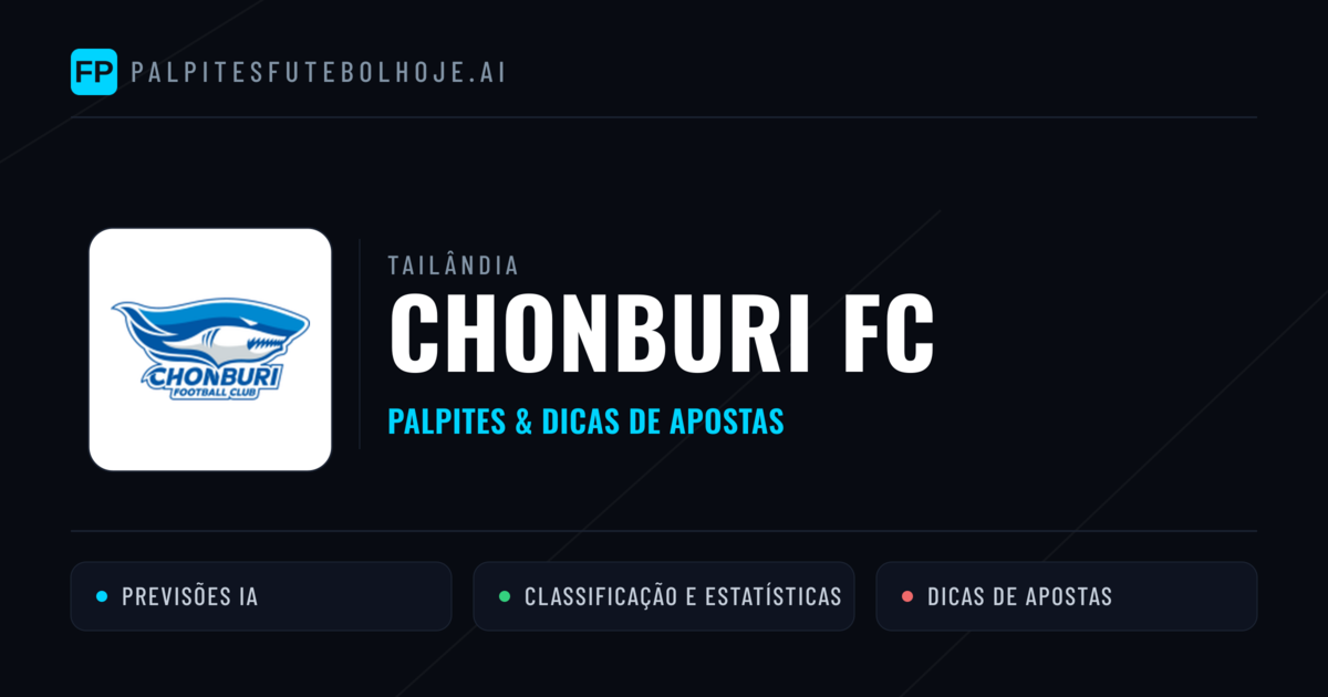 Chonburi FC Palpites & Estatísticas