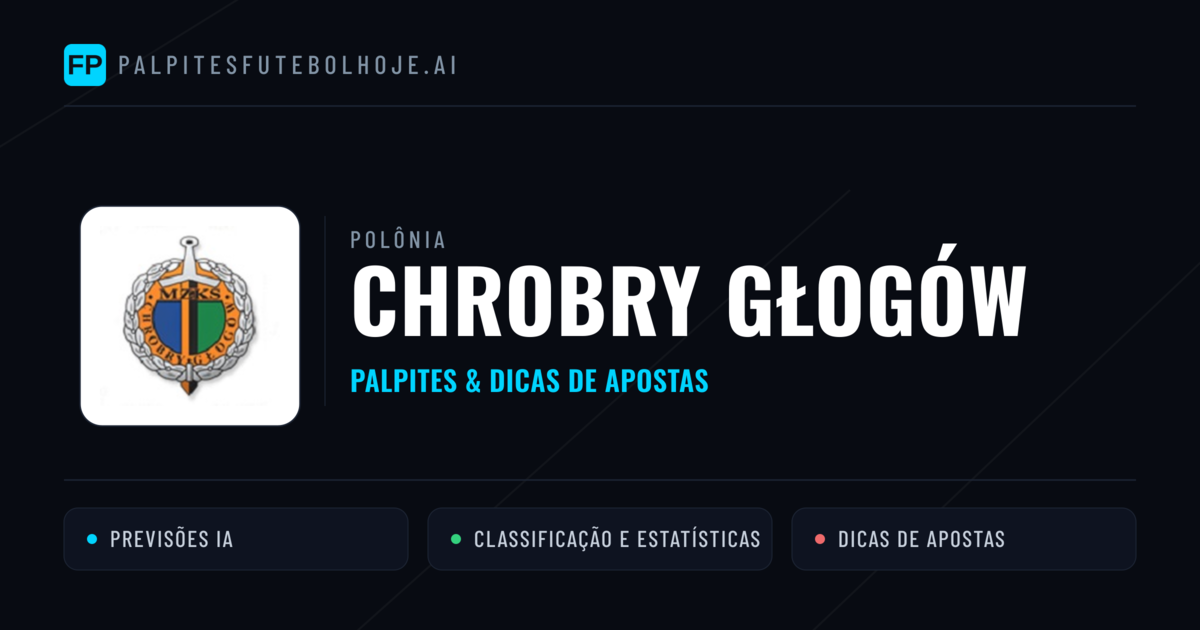 Chrobry Głogów Palpites & Estatísticas