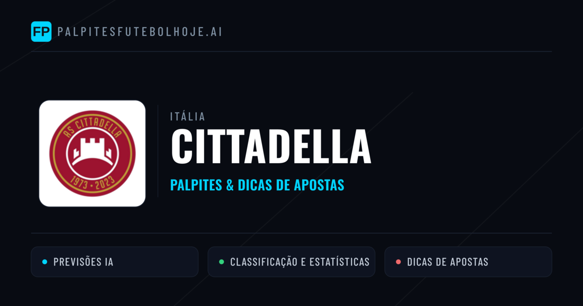 Cittadella Palpites & Estatísticas