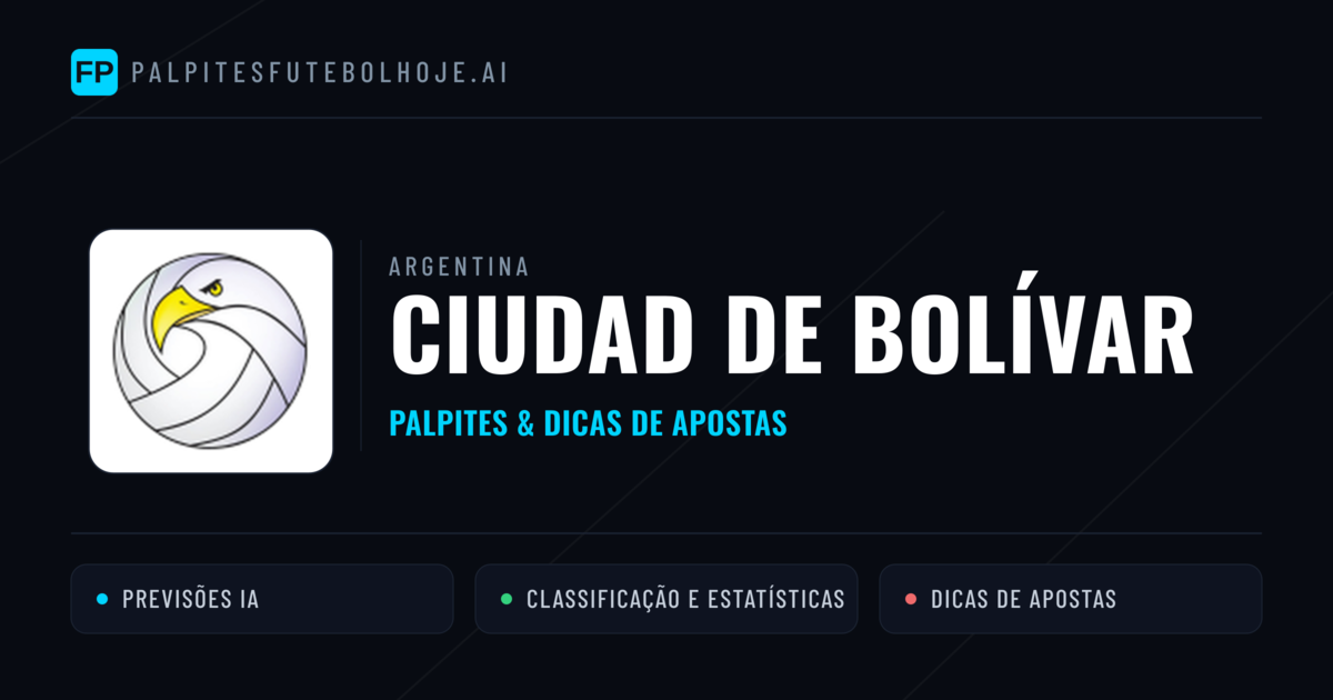 Ciudad de Bolívar Palpites & Estatísticas
