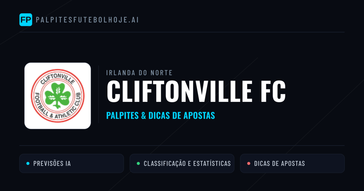 Cliftonville FC Palpites & Estatísticas