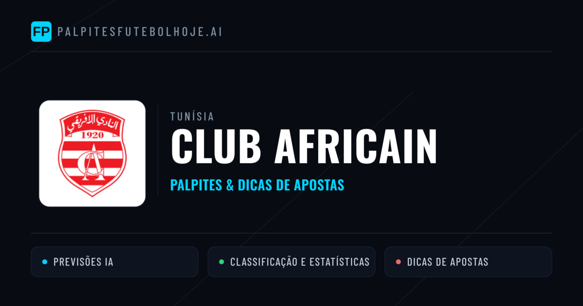 Club Africain Palpites & Estatísticas