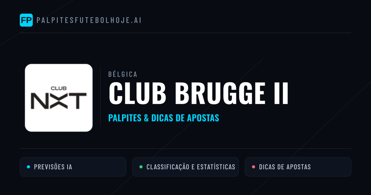 Club Brugge II Palpites & Estatísticas