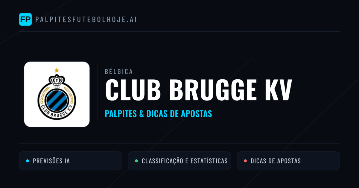 Club Brugge KV Palpites & Estatísticas