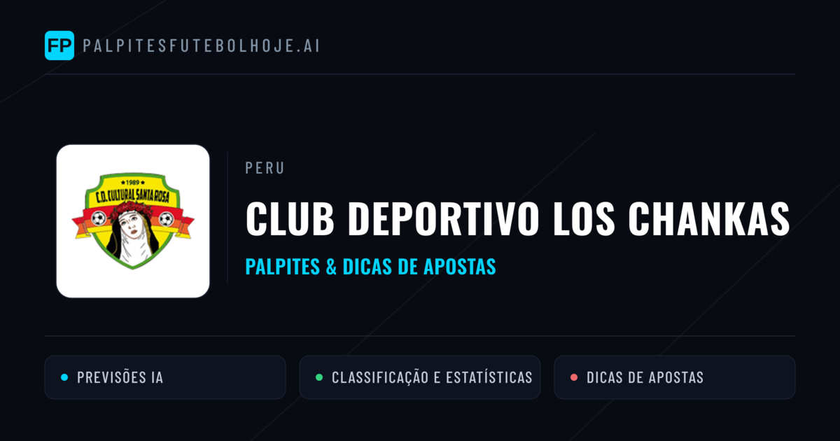 Club Deportivo Los Chankas Palpites & Estatísticas