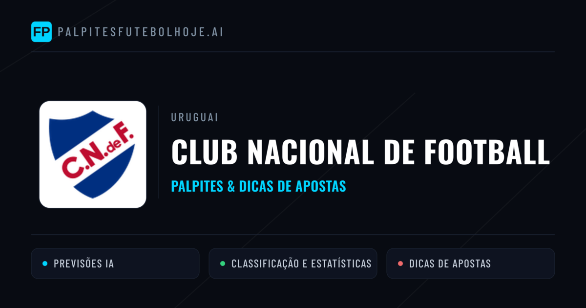 Club Nacional de Football Palpites & Estatísticas