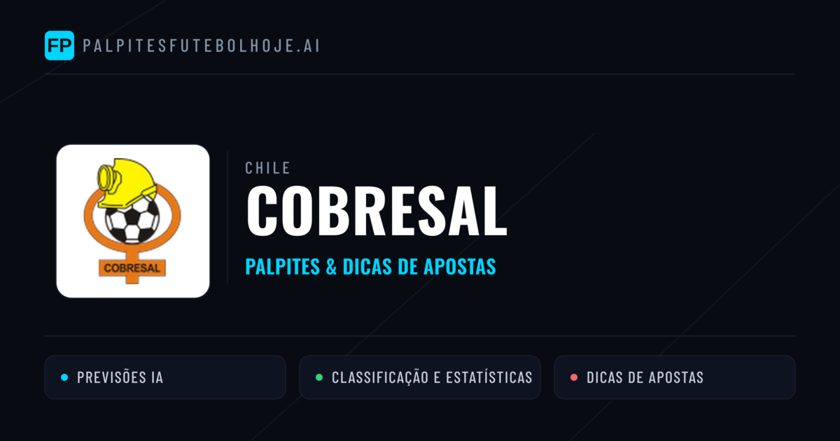 Cobresal Palpites & Estatísticas