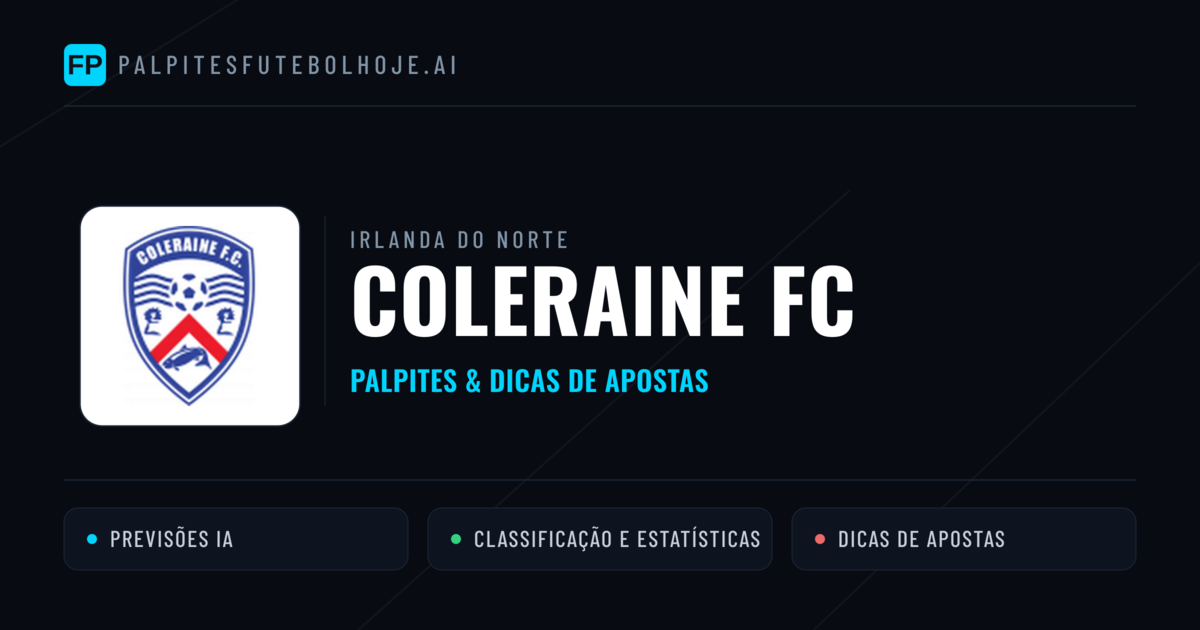 Coleraine FC Palpites & Estatísticas