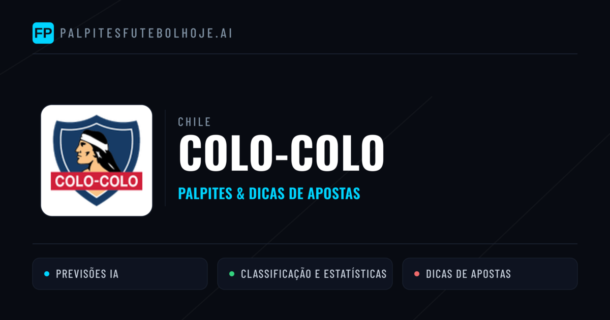 Colo-Colo Palpites & Estatísticas