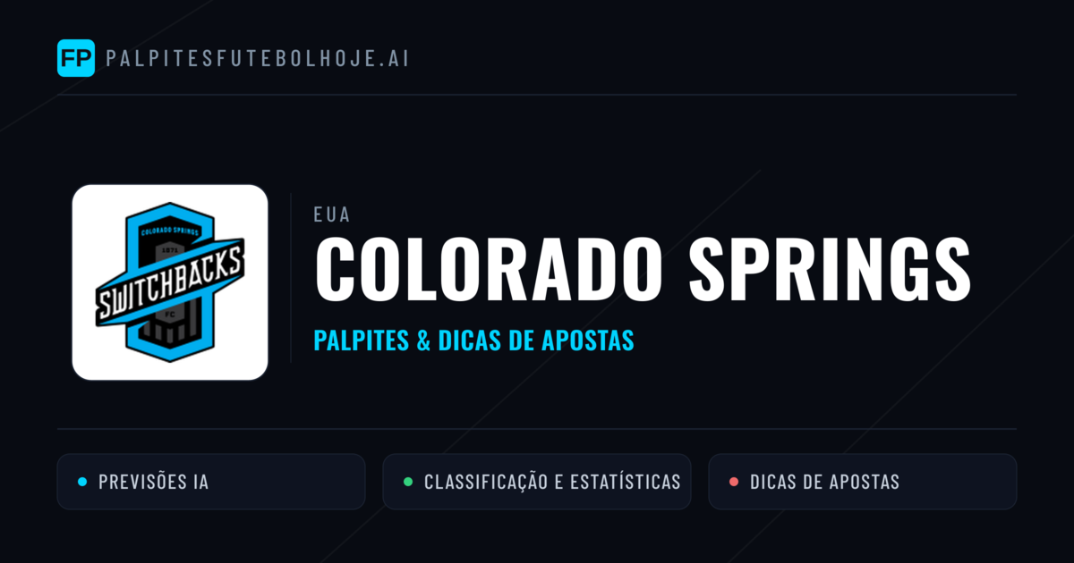 Colorado Springs Palpites & Estatísticas