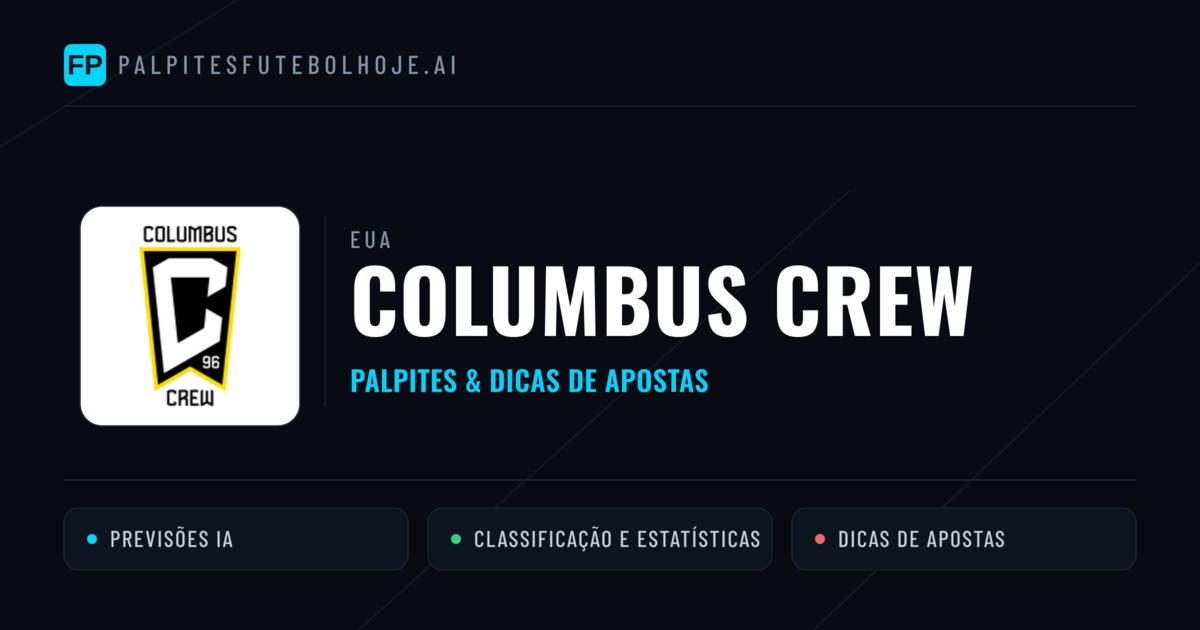 Columbus Crew Palpites & Estatísticas