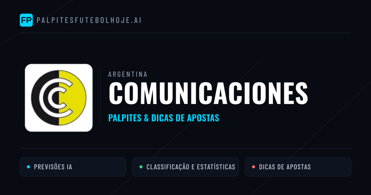 Comunicaciones Palpites & Estatísticas