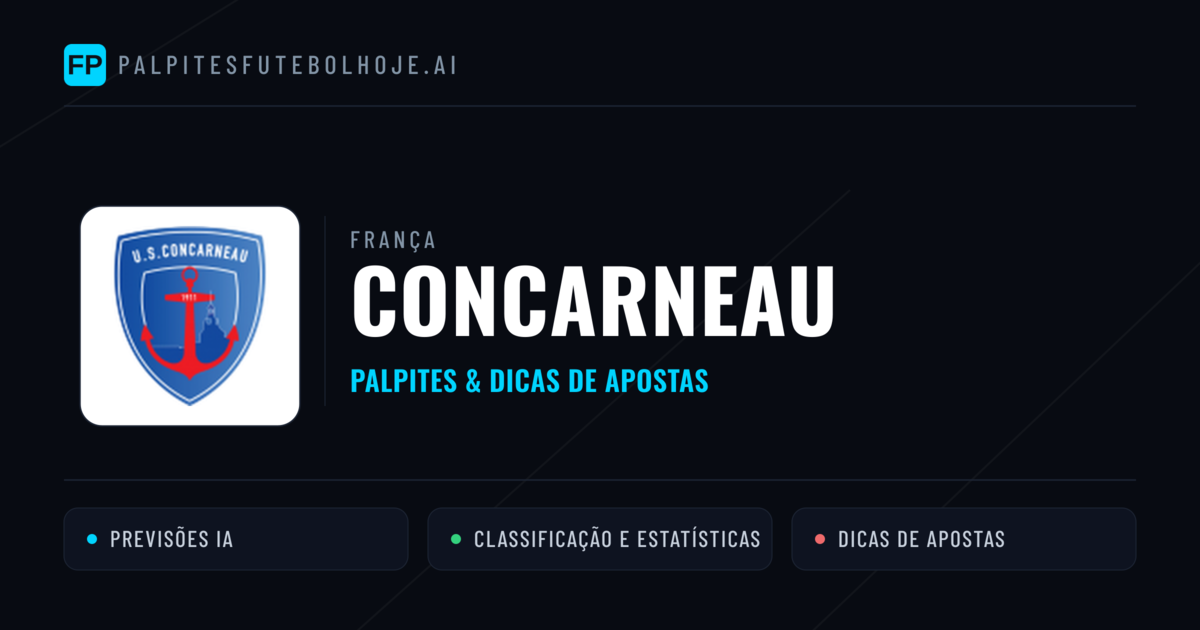 Concarneau Palpites & Estatísticas