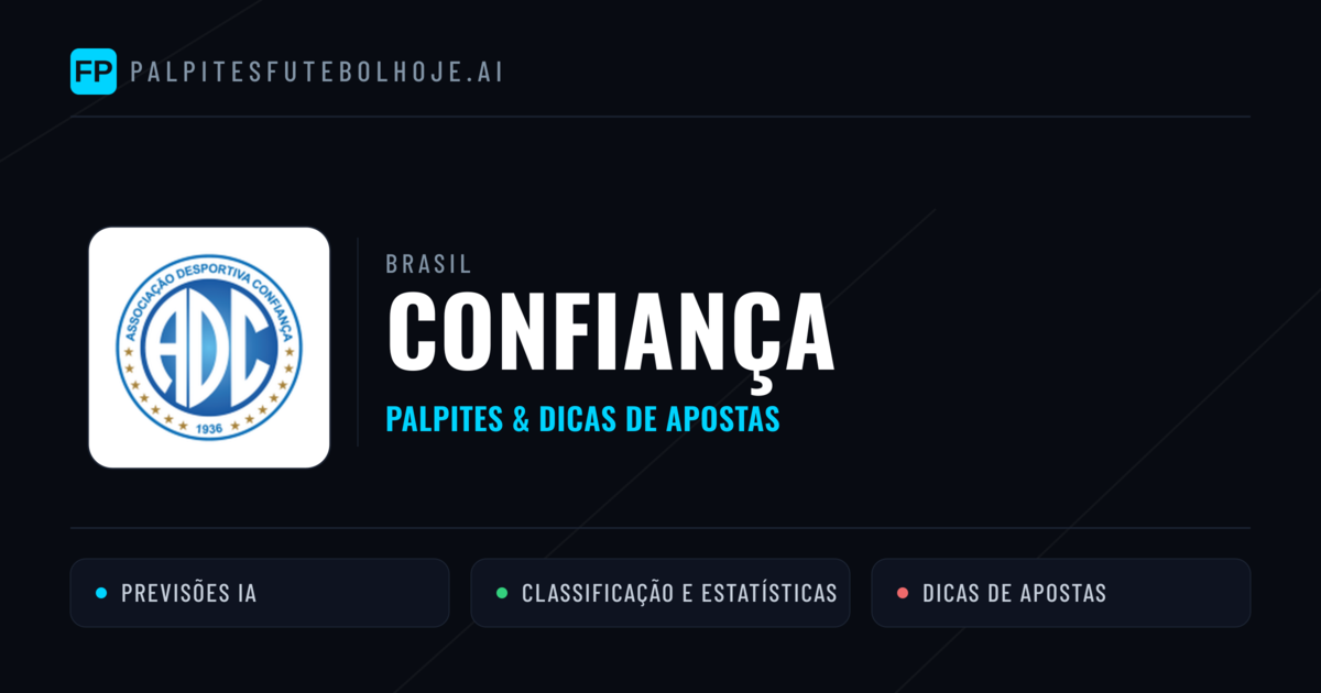 Confiança Palpites & Estatísticas