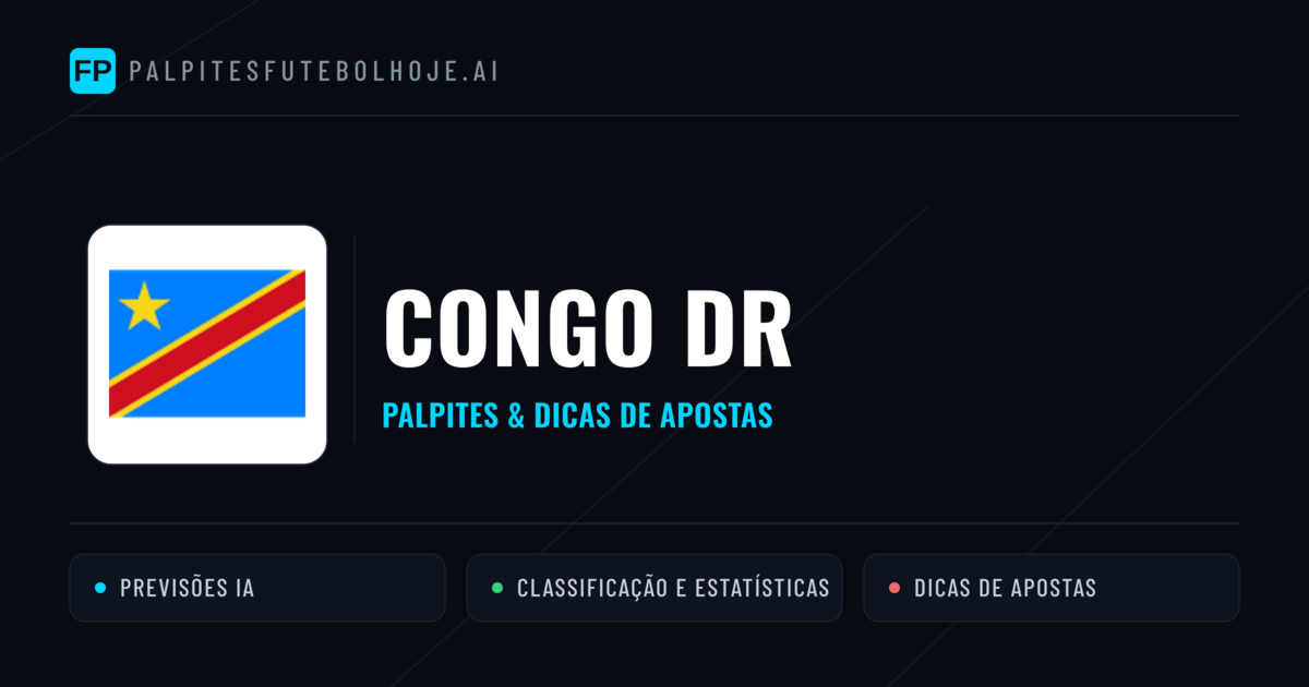 Congo DR Palpites & Estatísticas
