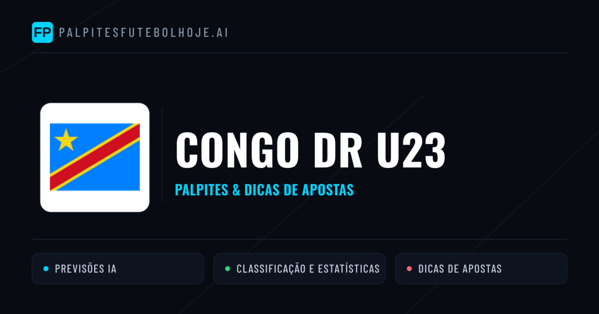 Congo DR U23 Palpites & Estatísticas