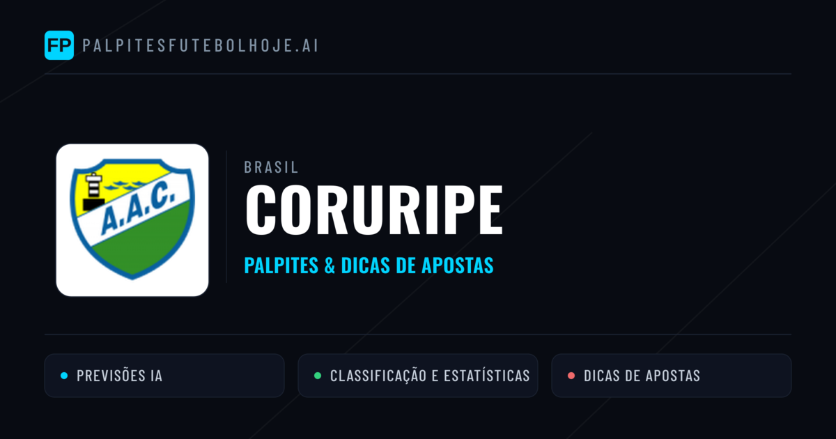 Coruripe Palpites & Estatísticas