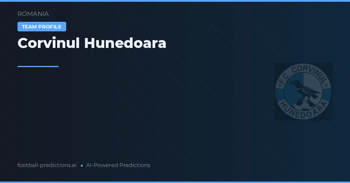 Corvinul Hunedoara Palpites & Estatísticas